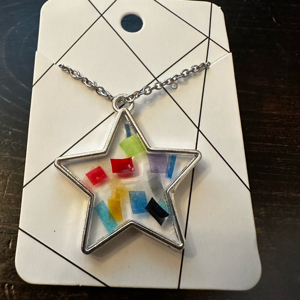 Taylor Swift The Eras Tour confetti star necklace
